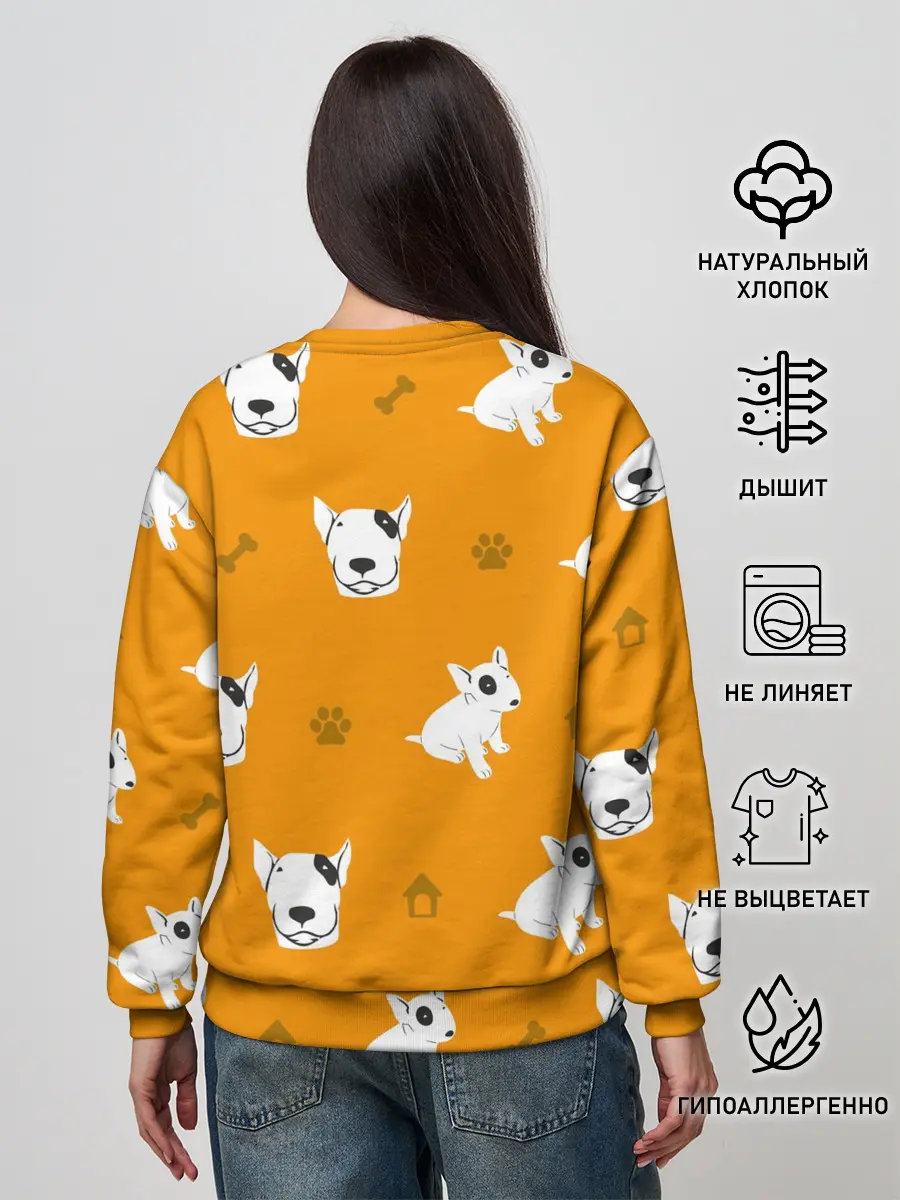 Женский свитшот / Английский бультерьер