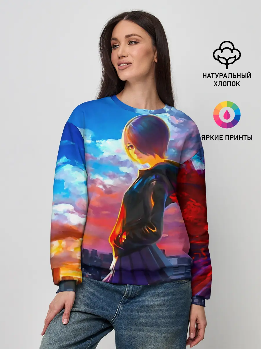 Женский свитшот / Токийский гуль