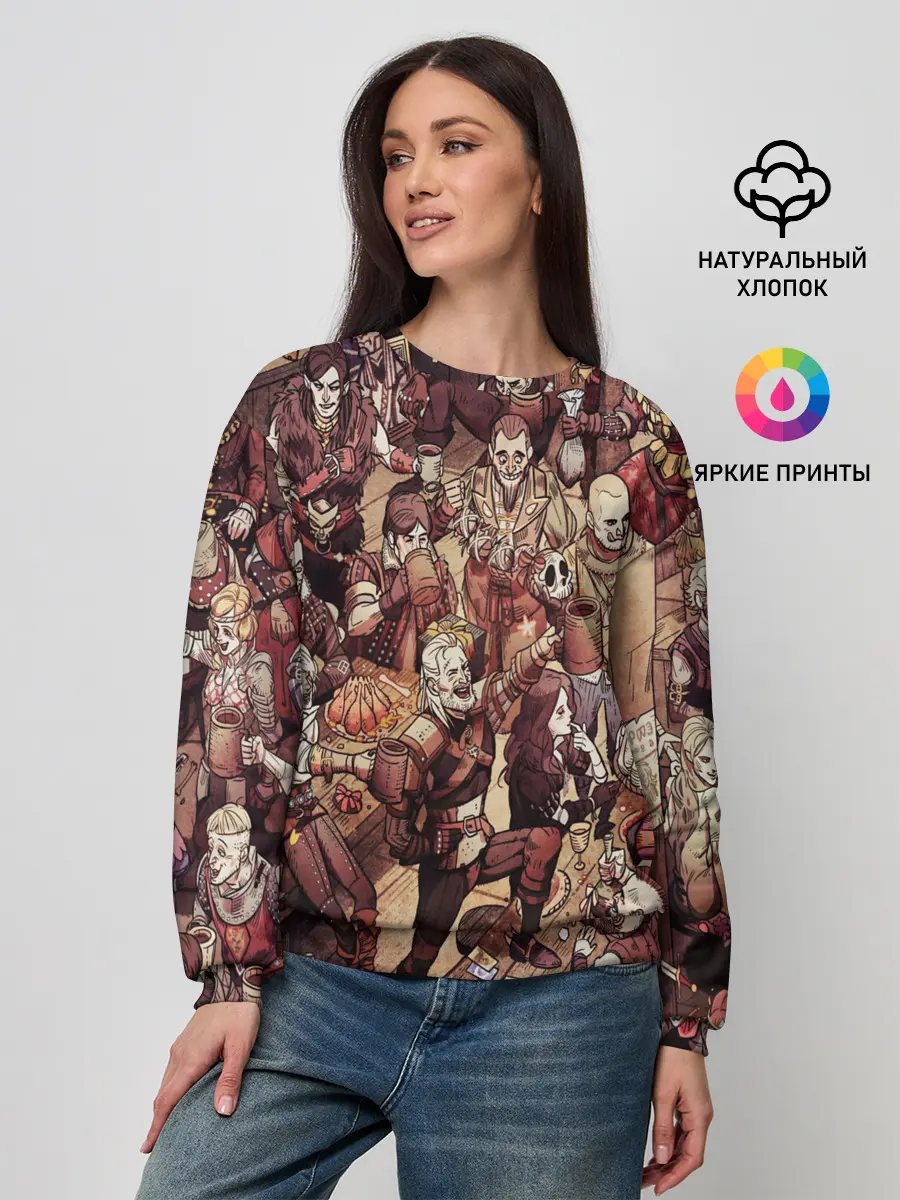 Женский свитшот / Ведьмак