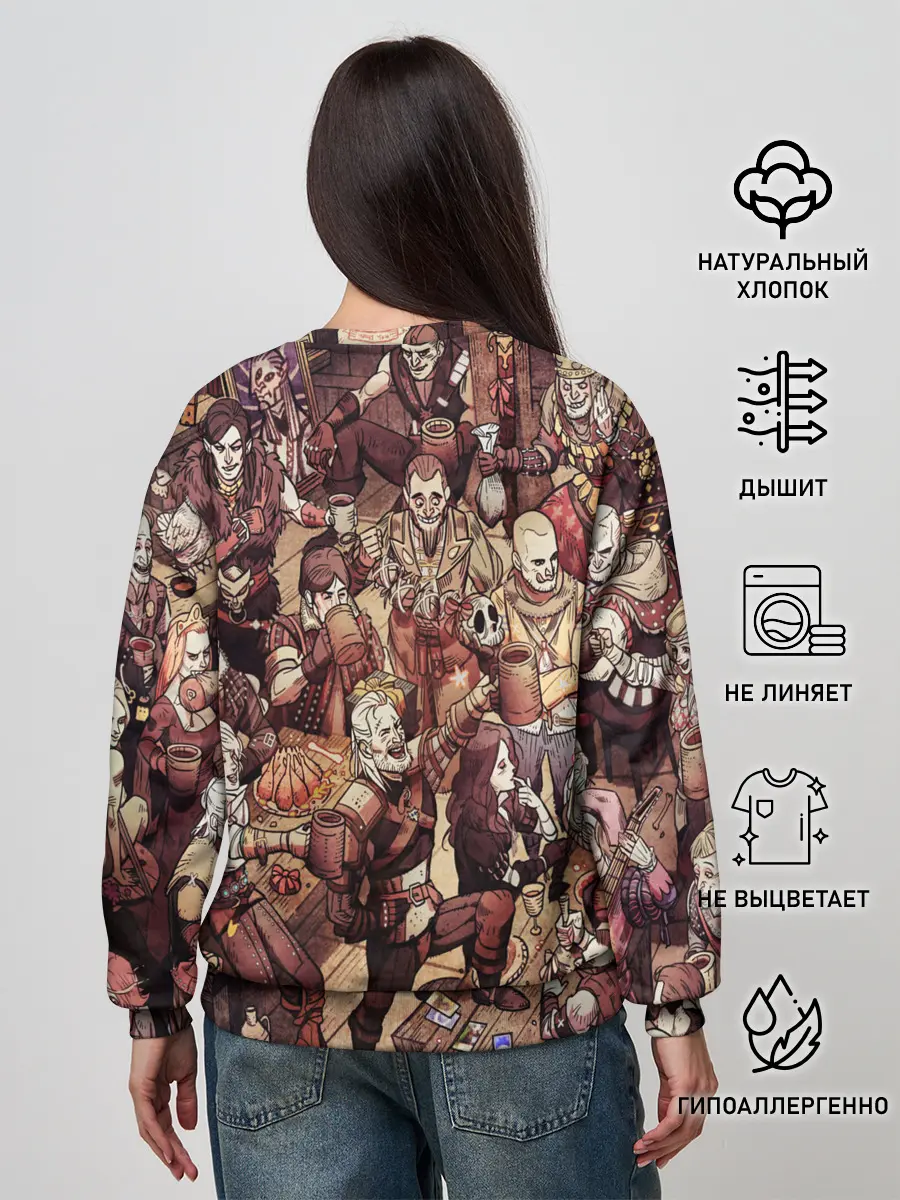 Женский свитшот / Ведьмак