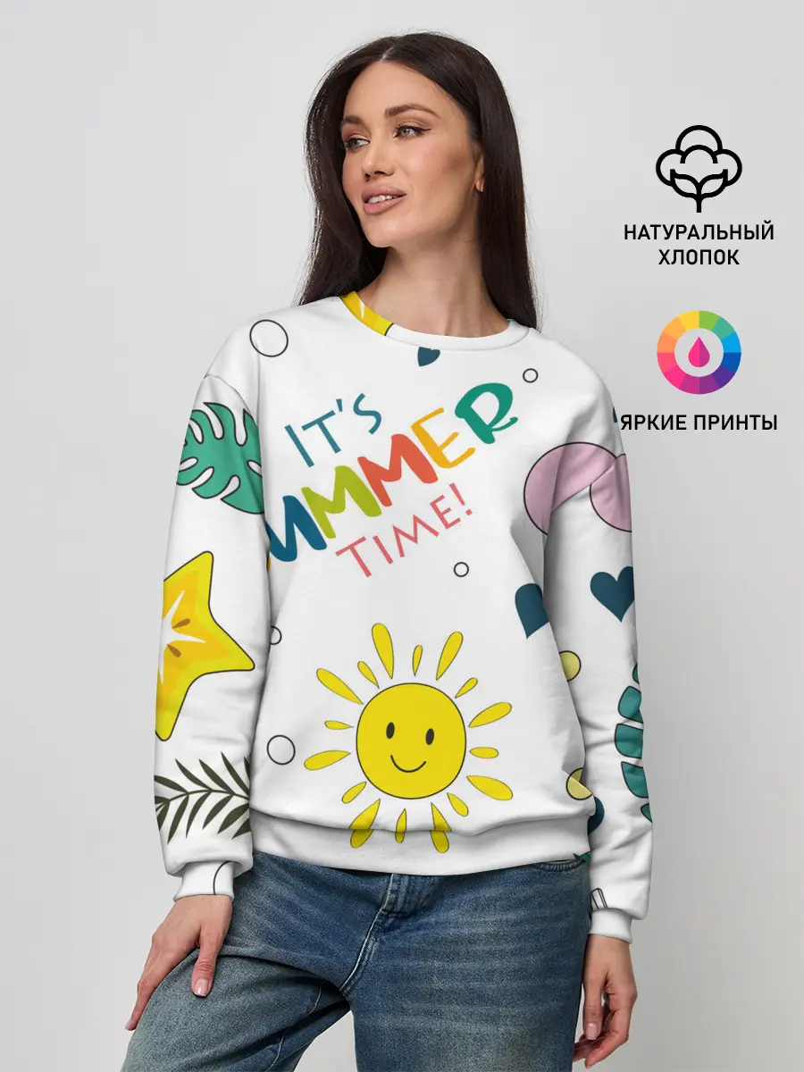 Женский свитшот / summer time