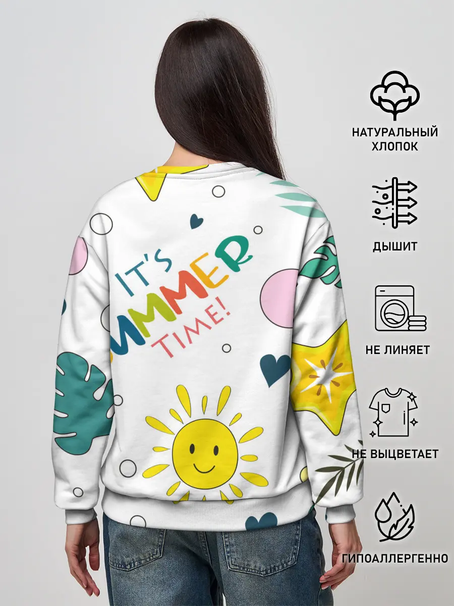 Женский свитшот / summer time