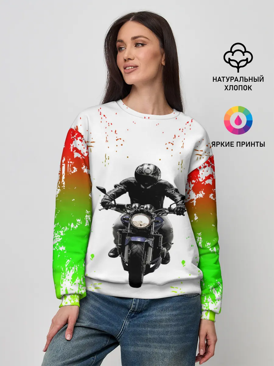 Женский свитшот / МОТОЦИКЛЫ