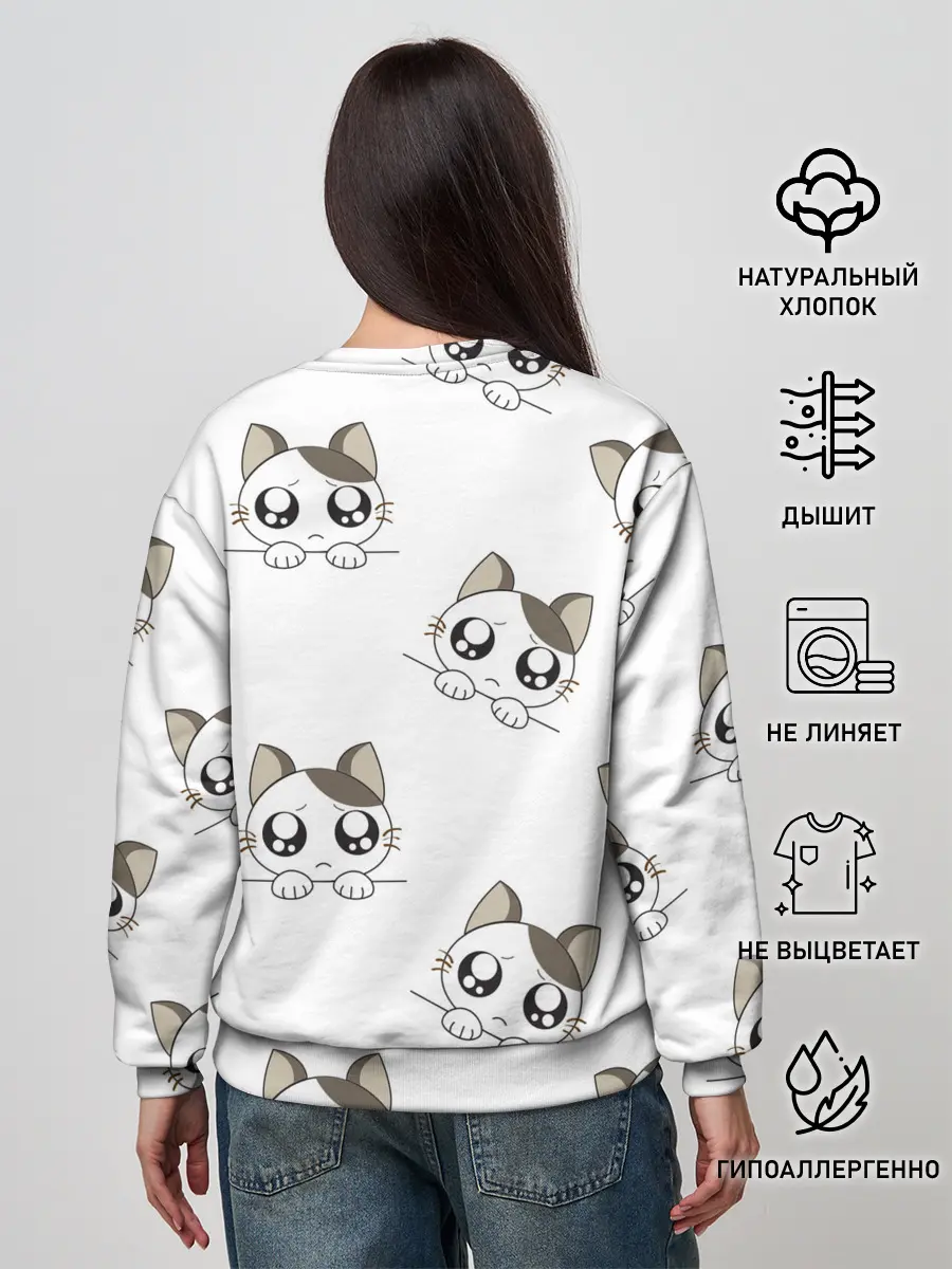 Женский свитшот / Котята