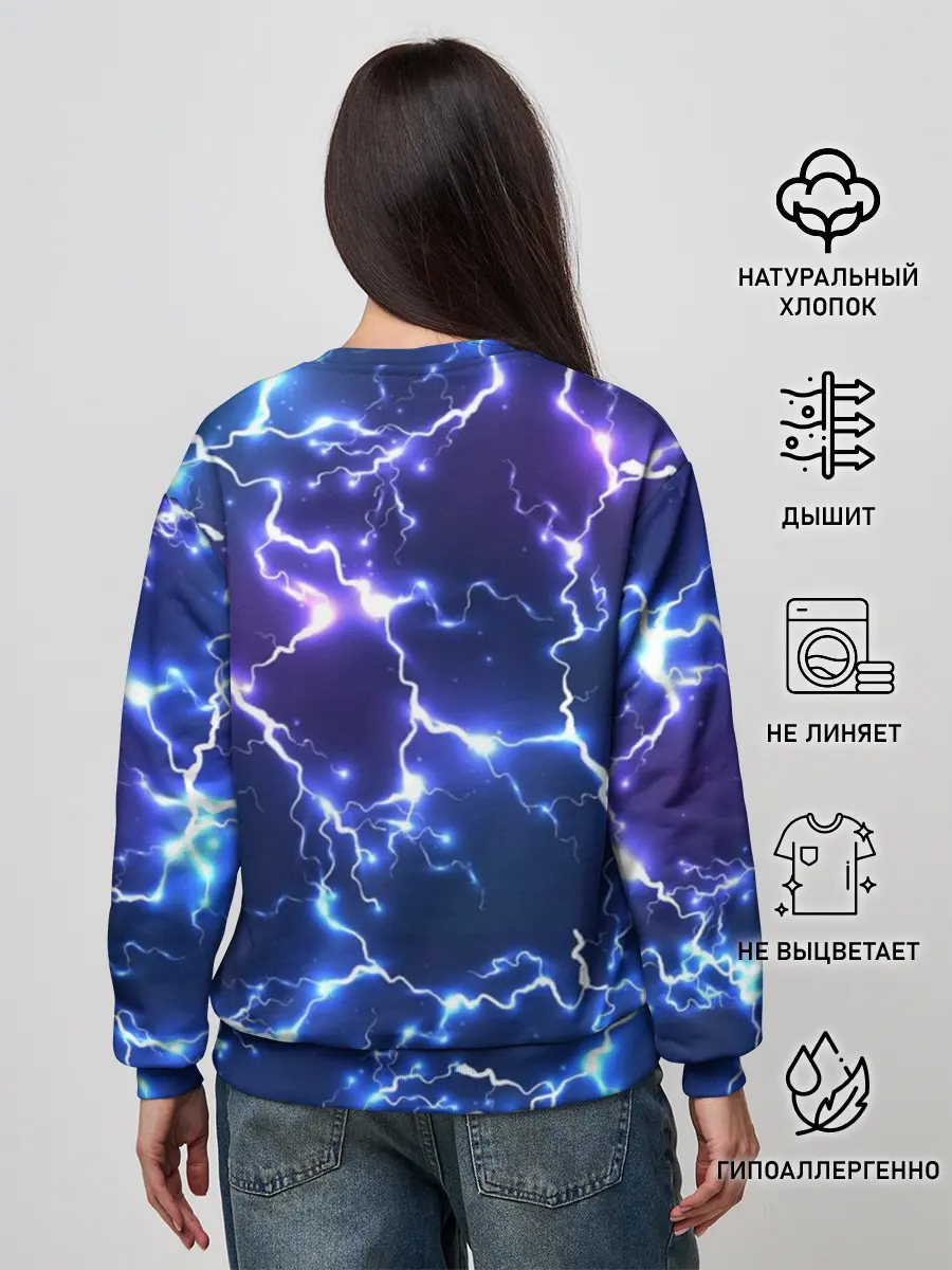 Женский свитшот / Молнии | Flash