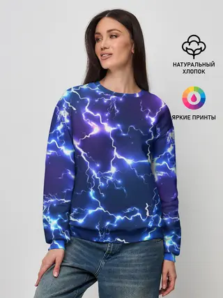 Женский свитшот / Молнии | Flash