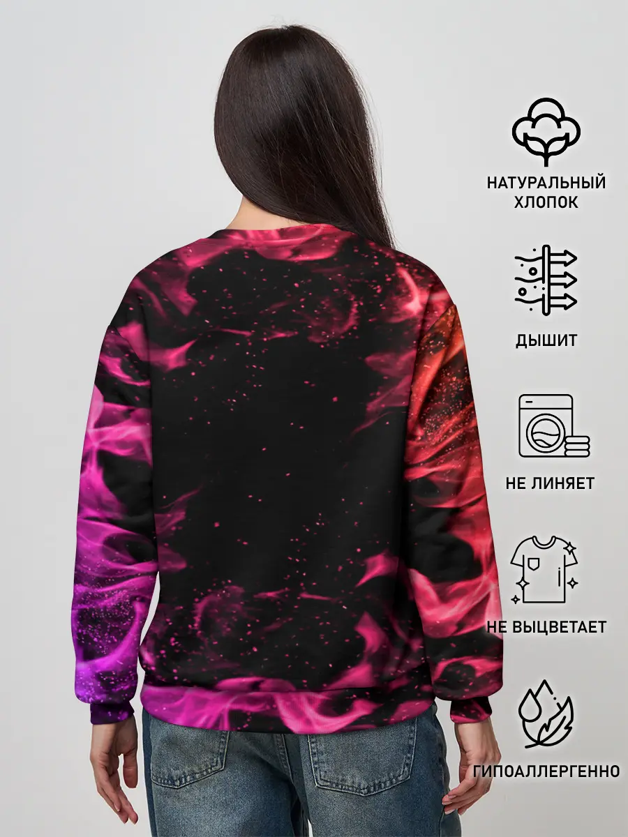 Женский свитшот / ОГОНЬ