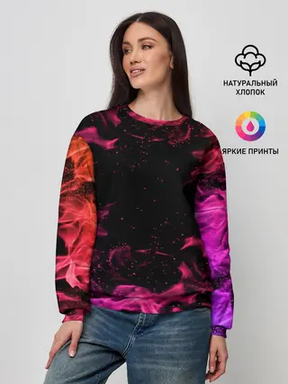 Женский свитшот / ОГОНЬ