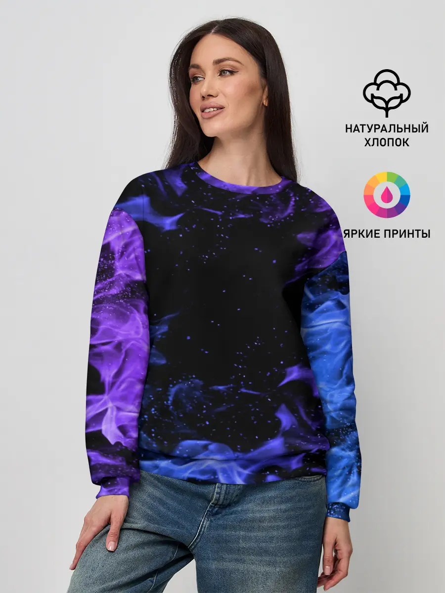 Женский свитшот / ОГОНЬ