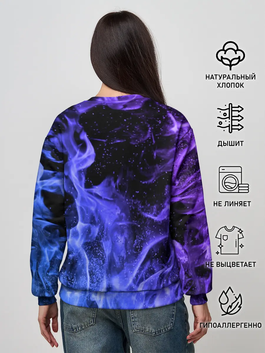 Женский свитшот / ОГОНЬ