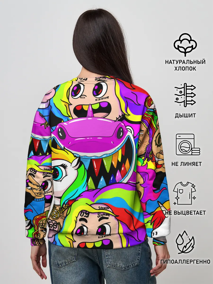Женский свитшот / 6IX9INE