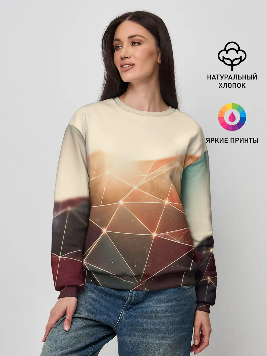Женский свитшот / ABSTRACT DIGITAL