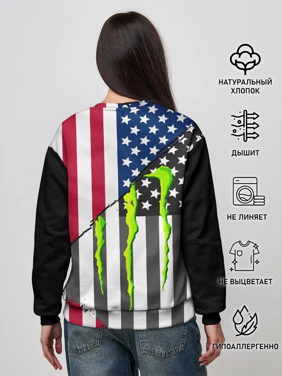 Женский свитшот / MONSTER ENERGY