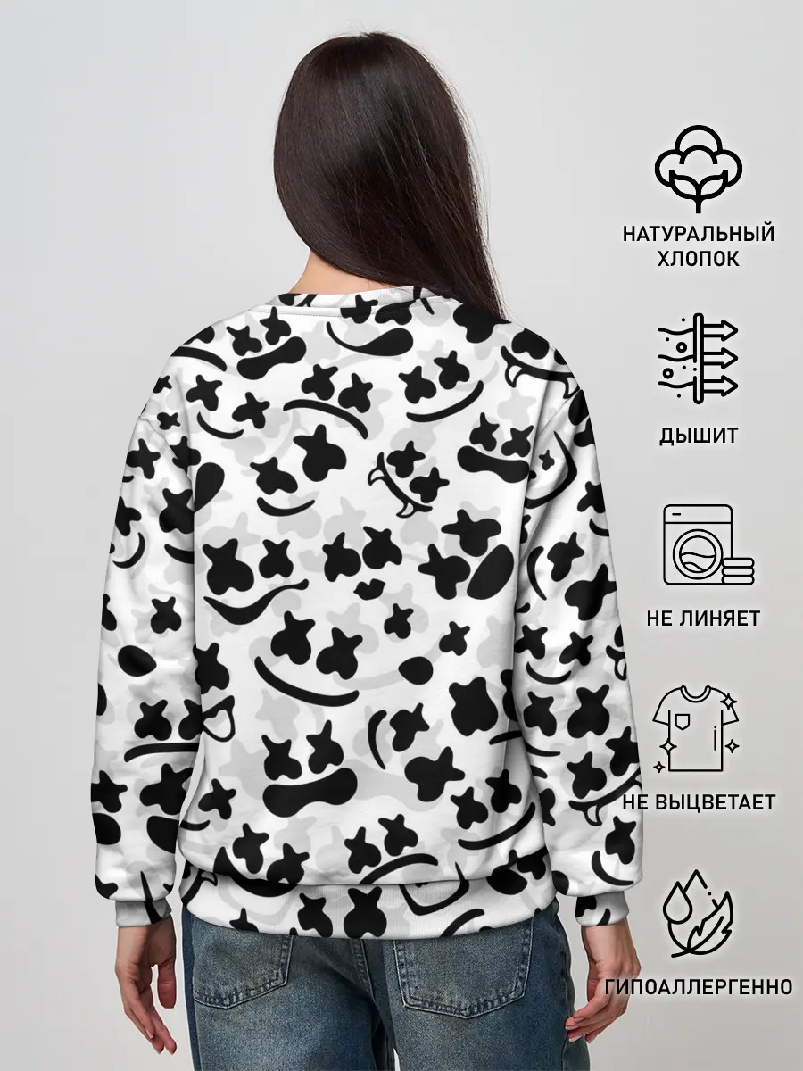 Женский свитшот / MARSHMELLO FACE