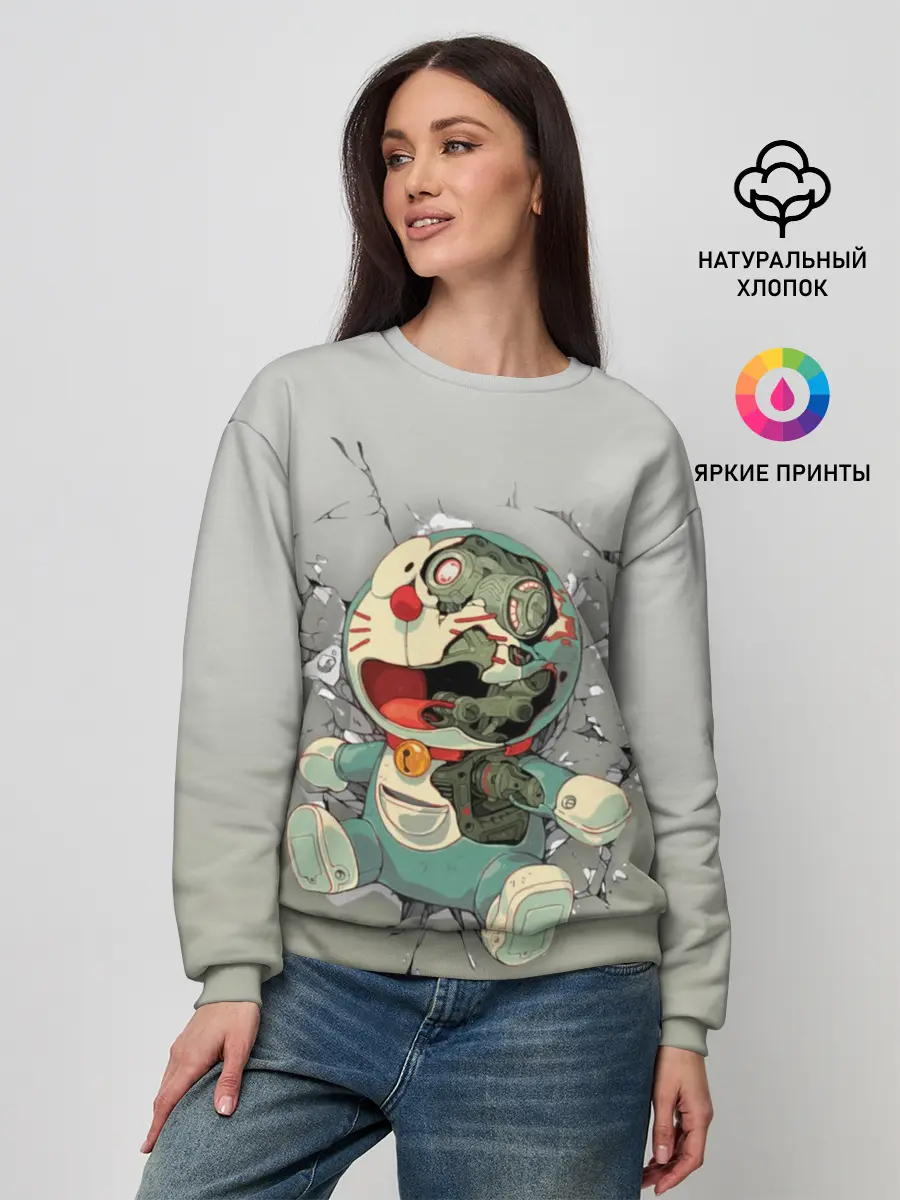 Женский свитшот / Doraeman