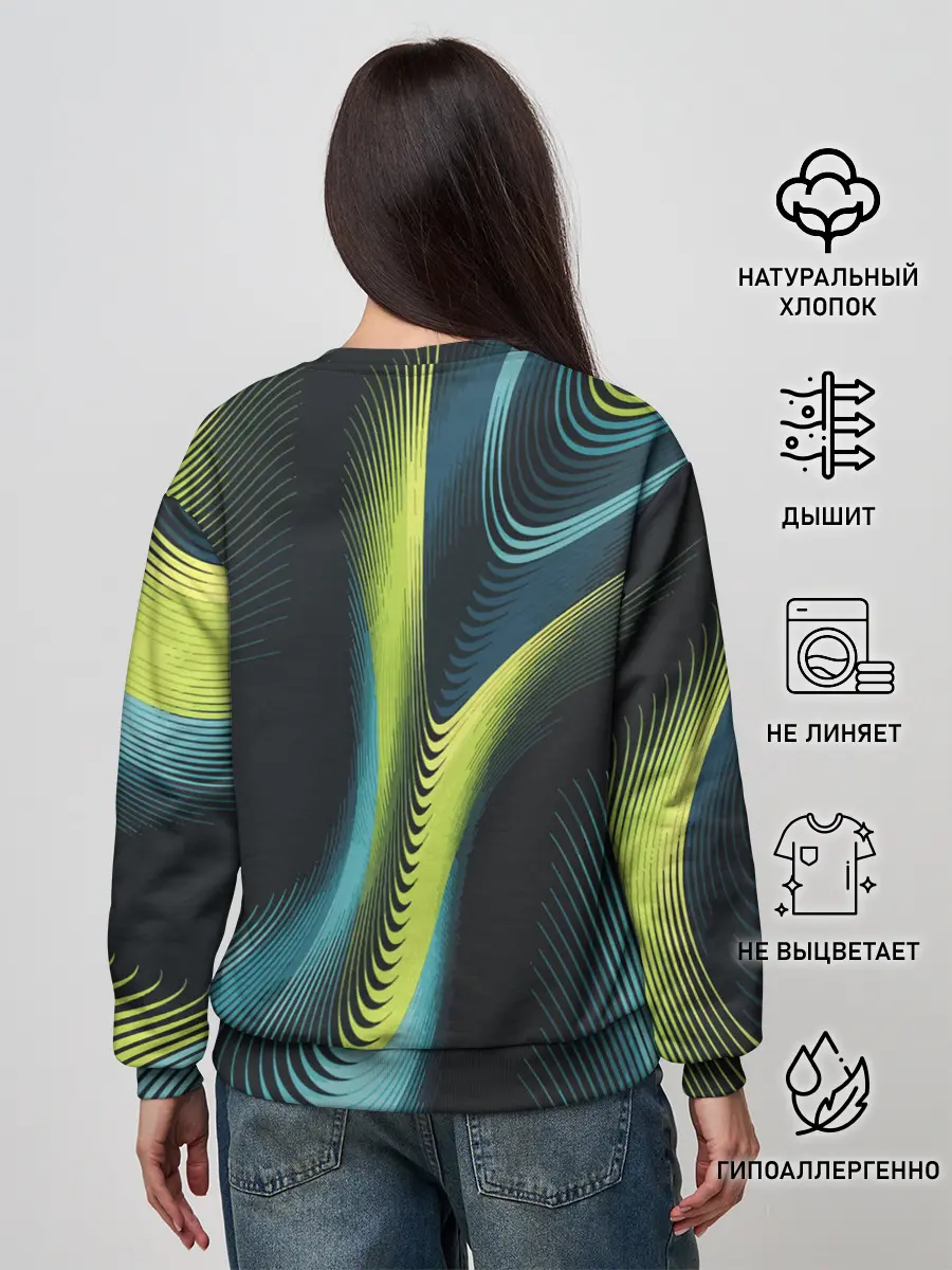 Женский свитшот / Wave