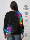 Женский свитшот / Брызги красок