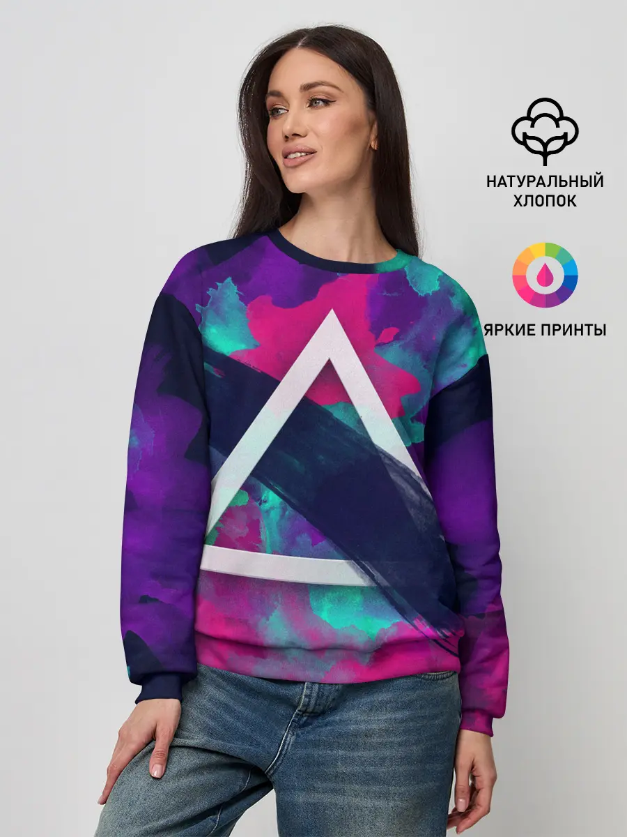 Женский свитшот / Абстракция