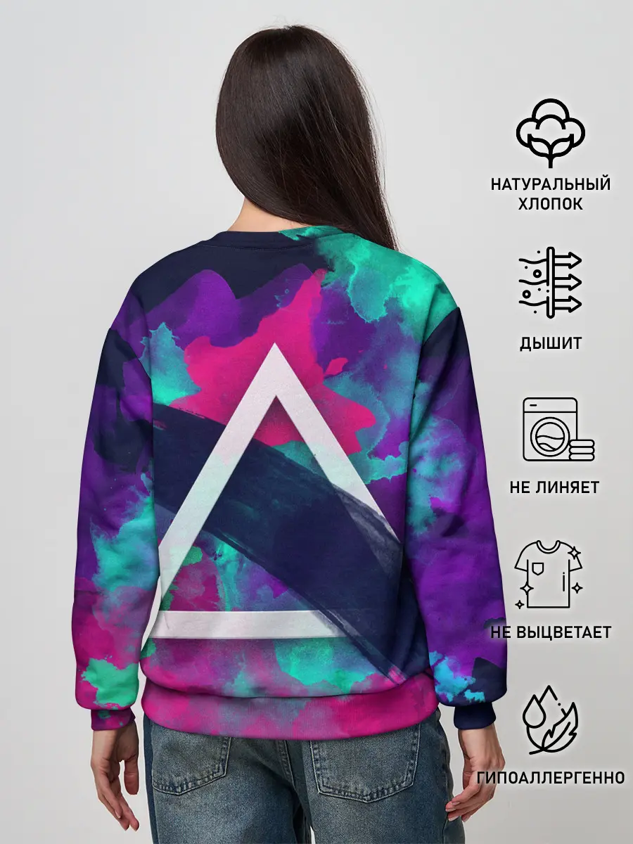 Женский свитшот / Абстракция