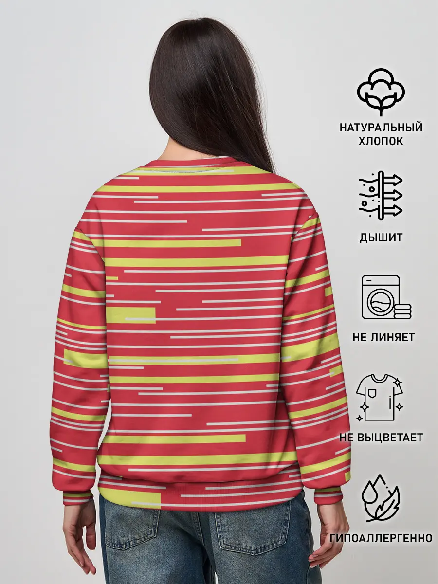 Женский свитшот / Логотип Юные титаны, вперед!