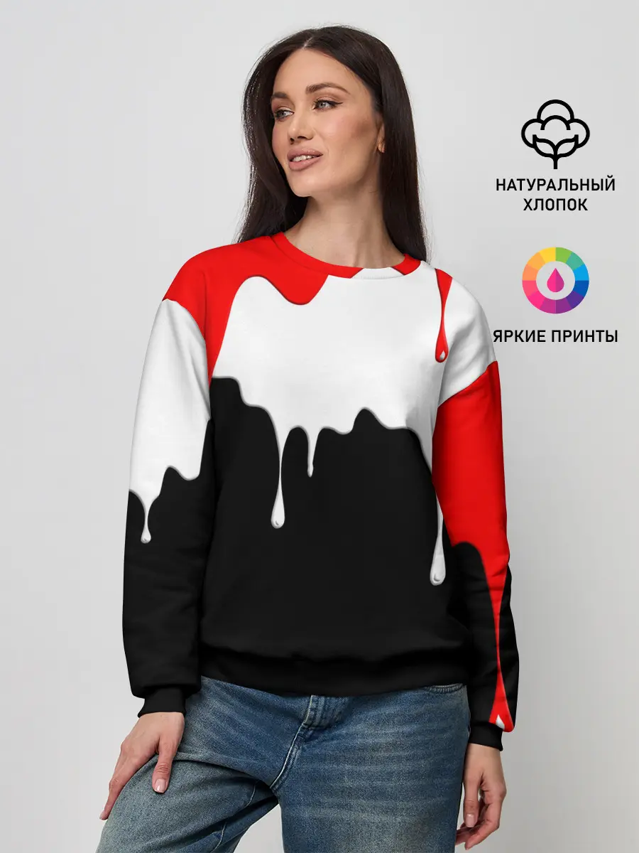 Женский свитшот / ПОДТЁКИ.