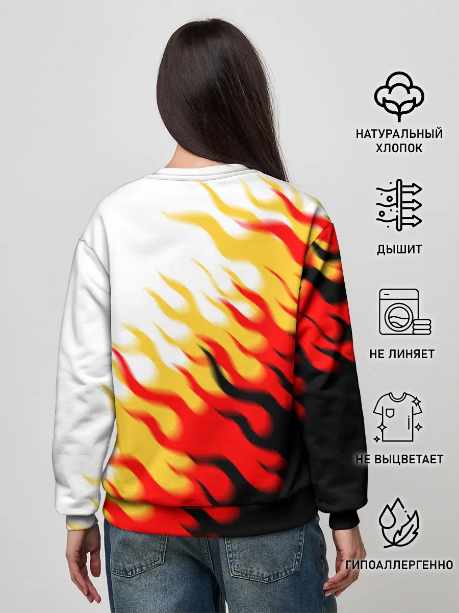 Женский свитшот / ОГОНЬ.