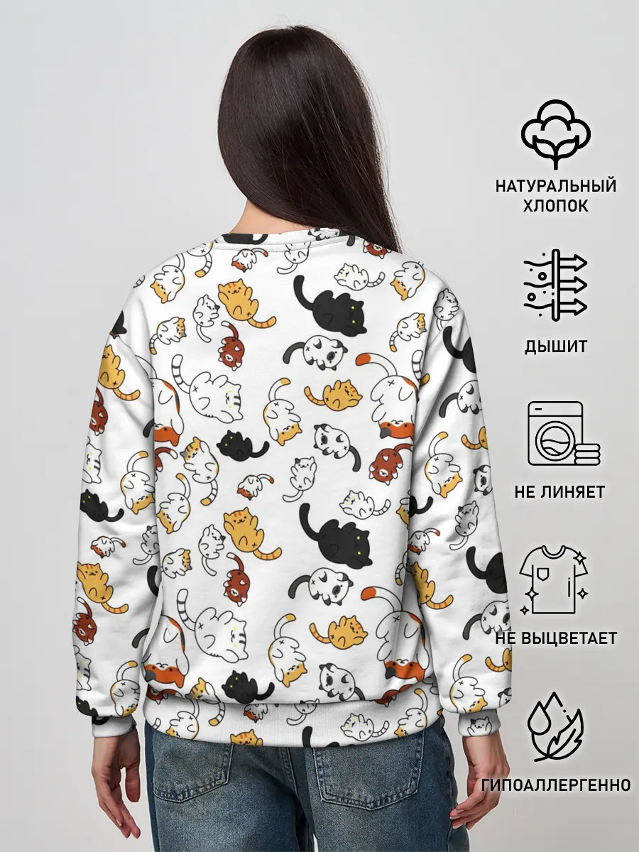 Женский свитшот / Котэ | Котята