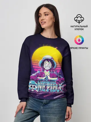 Женский свитшот / Neon One Piece