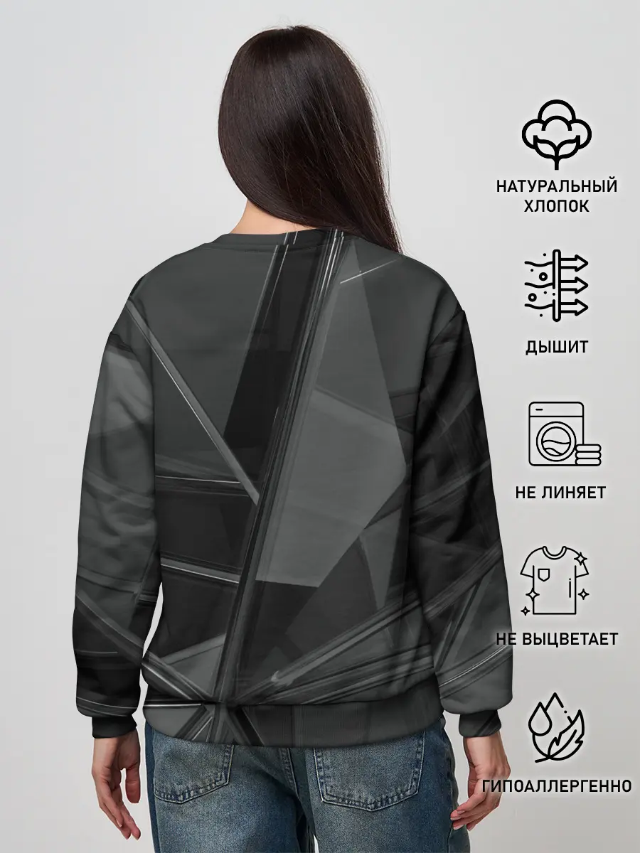 Женский свитшот / Stone | Black