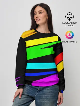 Женский свитшот / НЕОНОВЫЕ КРАСКИ