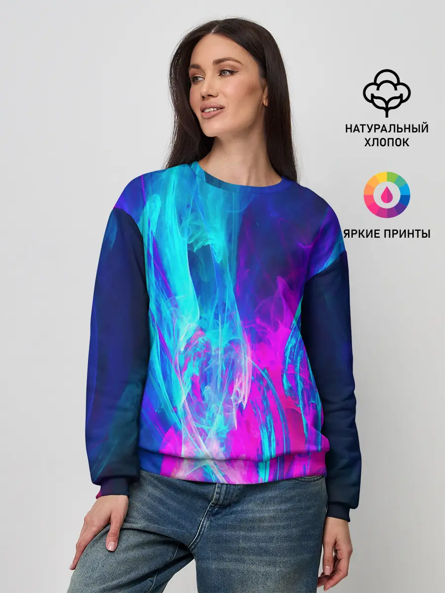 Женский свитшот / НЕОНОВЫЕ КРАСКИ
