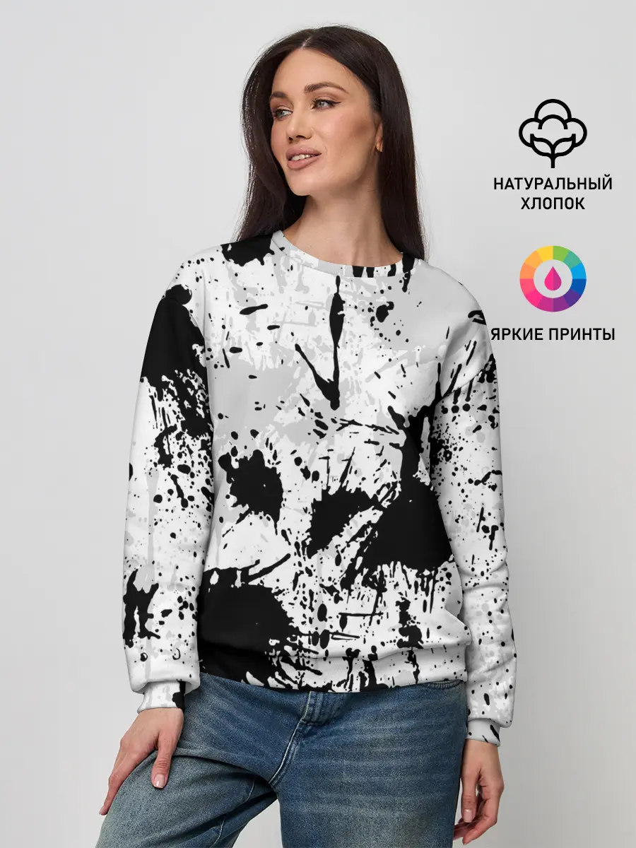 Женский свитшот / БРЫЗГИ КРАСОК