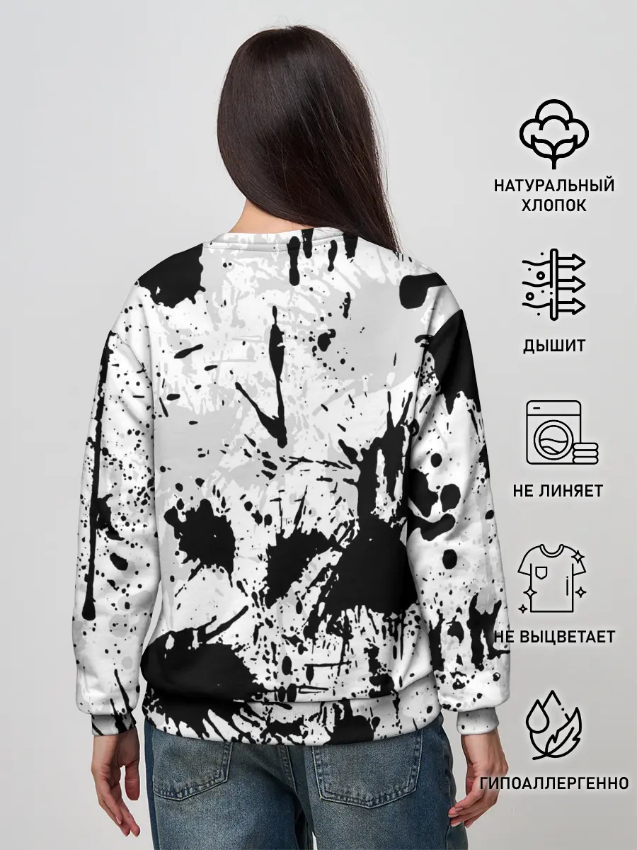 Женский свитшот / БРЫЗГИ КРАСОК
