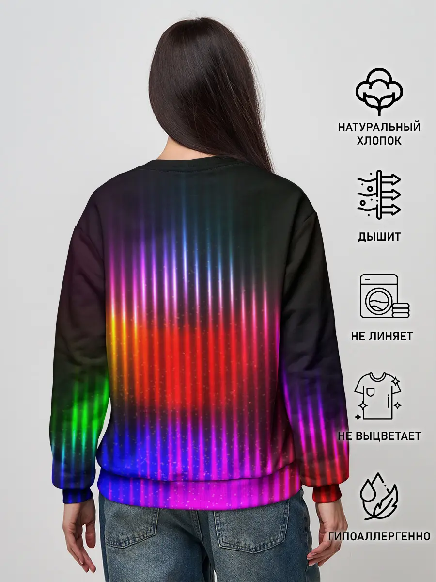 Женский свитшот / WAVES COLOR
