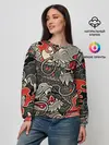 Женский свитшот / Dsquared tatoo DRAGON