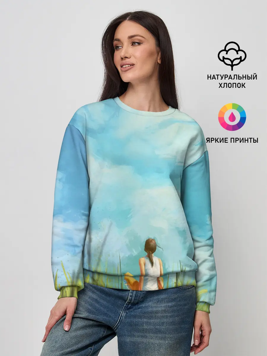 Женский свитшот / Cloud ART