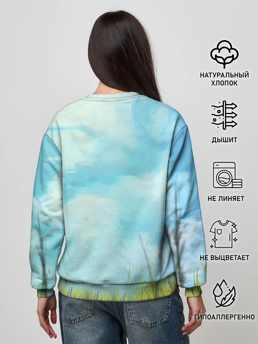 Женский свитшот / Cloud ART