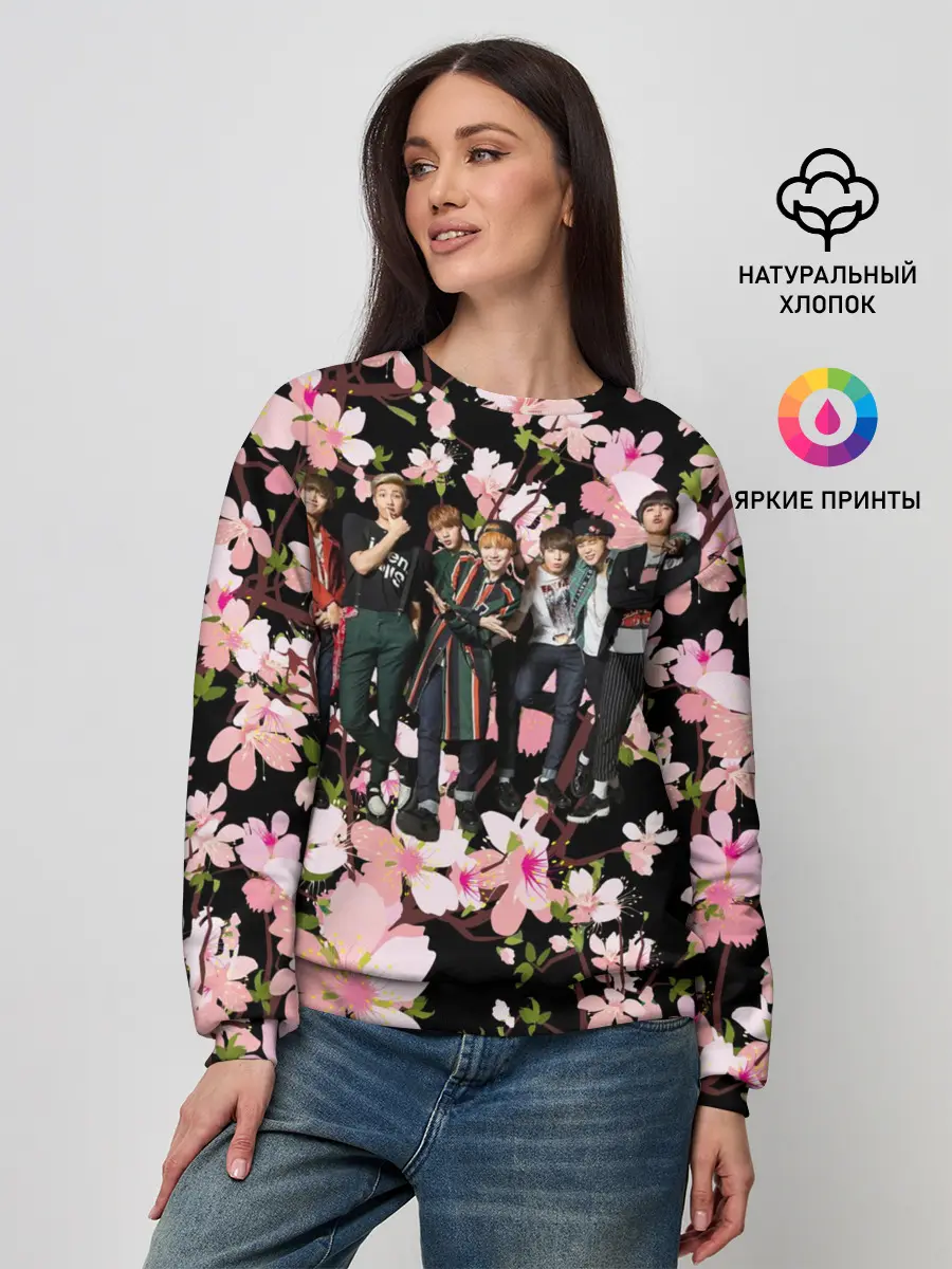 Женский свитшот / BTS | Sakura