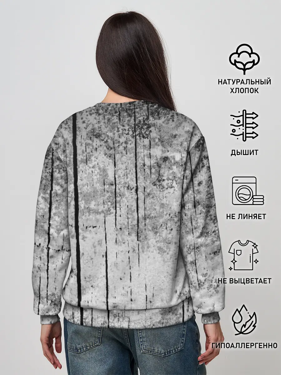 Женский свитшот / Грустная Панда