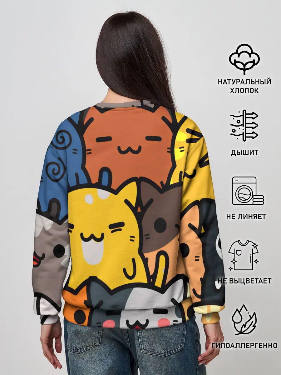 Женский свитшот / КОТЕЙКИ