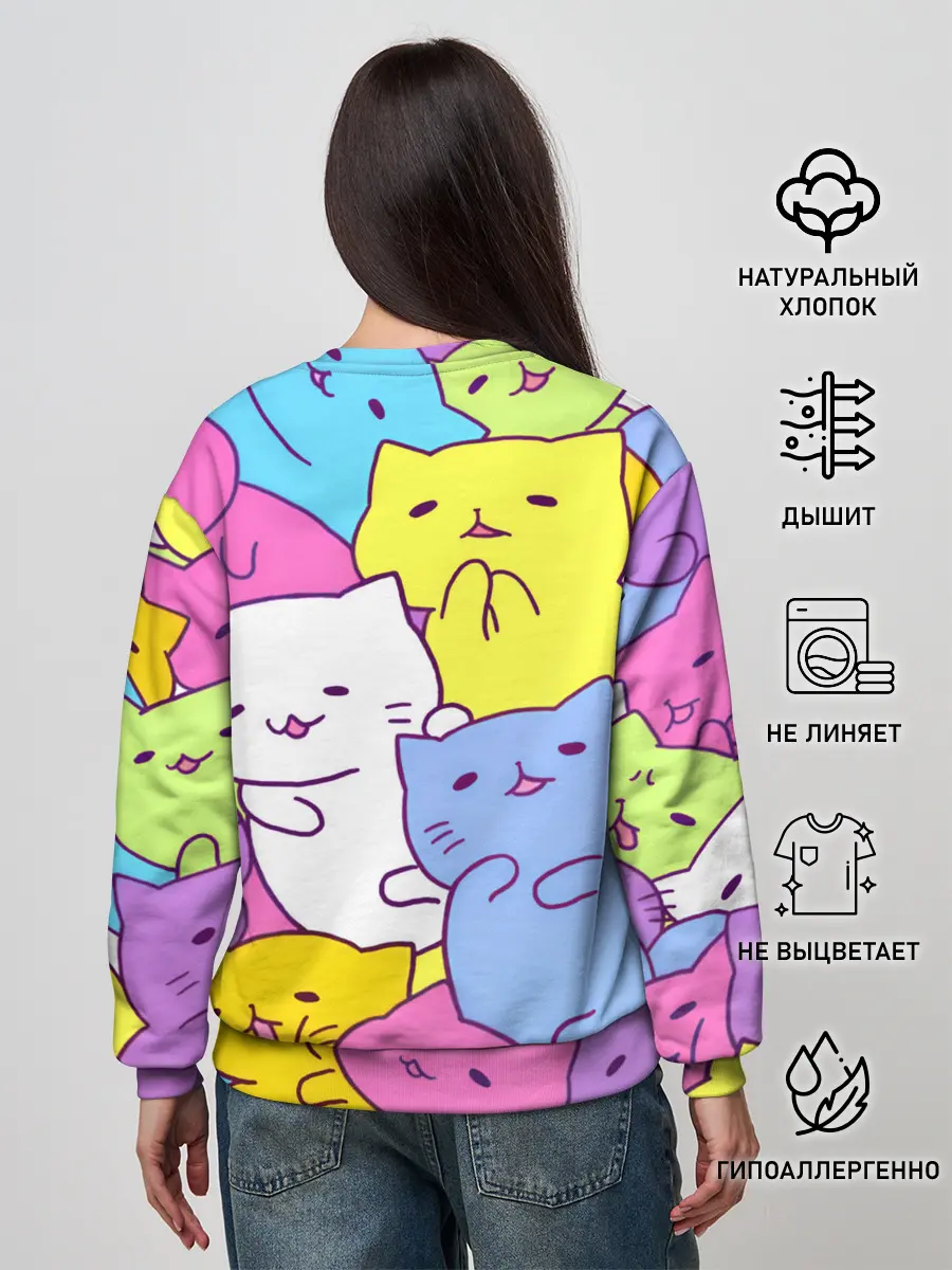 Женский свитшот / МИЛЫЕ КОТЯТКИ