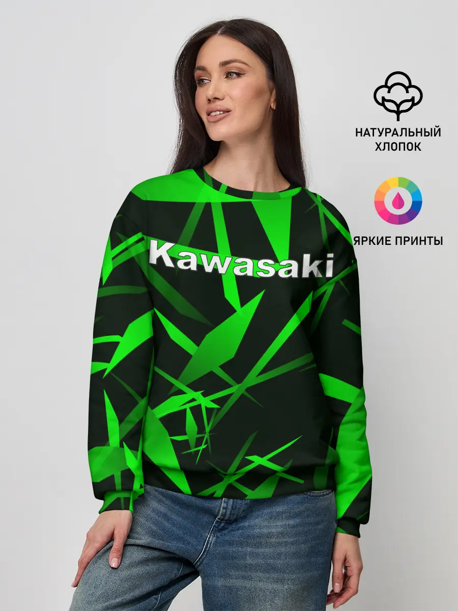 Женский свитшот / Kawasaki