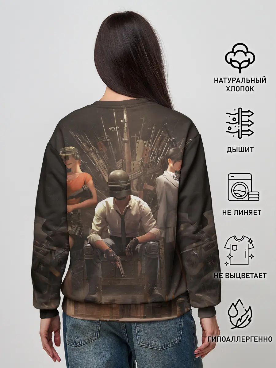 Женский свитшот / Pubg Mobile