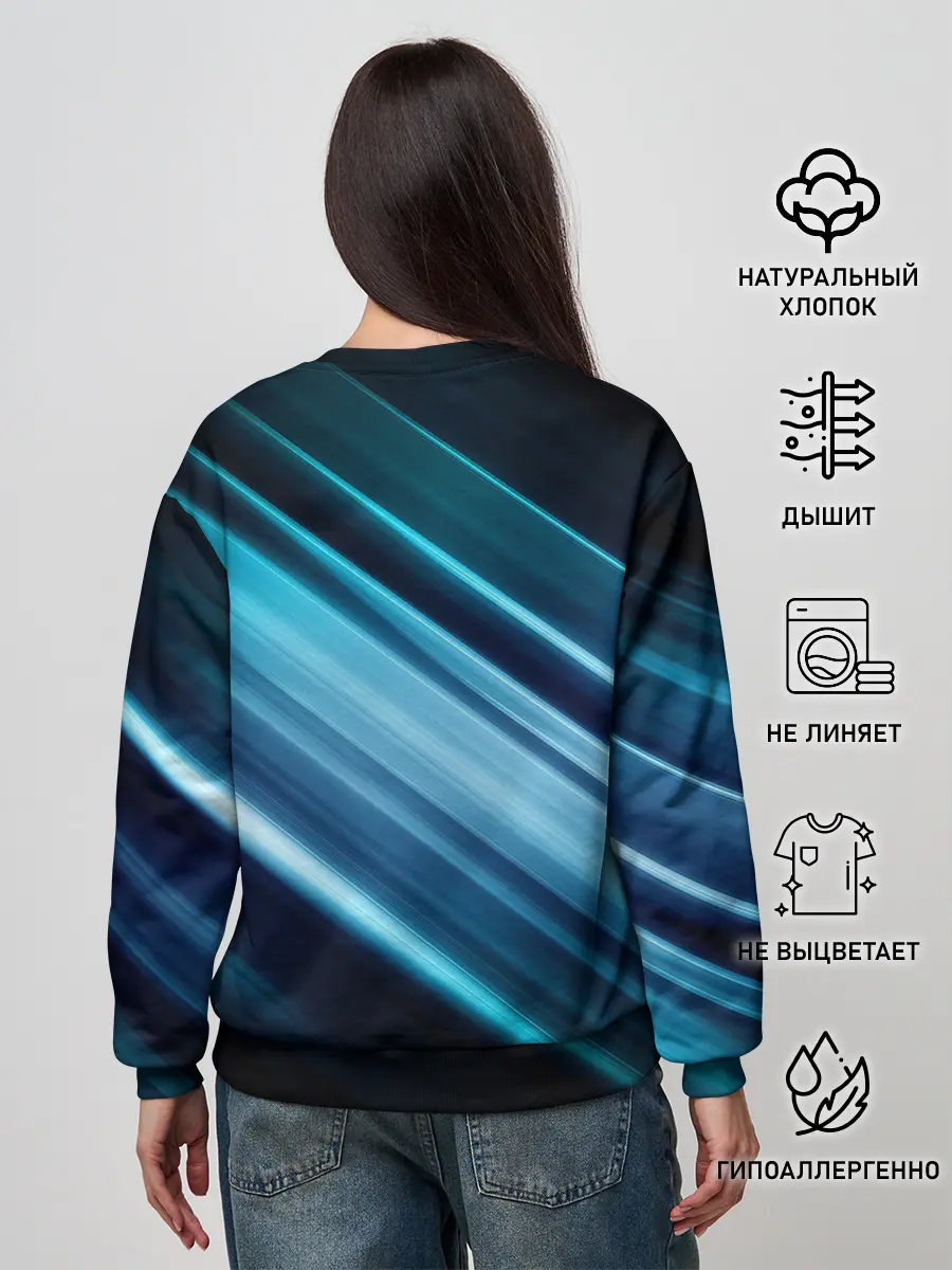 Женский свитшот / GEOMETRY STRIPES