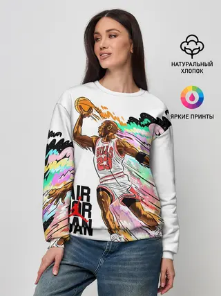 Женский свитшот / МАЙКЛ ДЖОРДАН