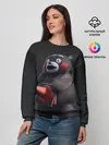 Женский свитшот / Kumamon прикрылся