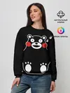 Женский свитшот / Kumamon сидит