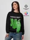 Женский свитшот / MINECRAFT CREEPER