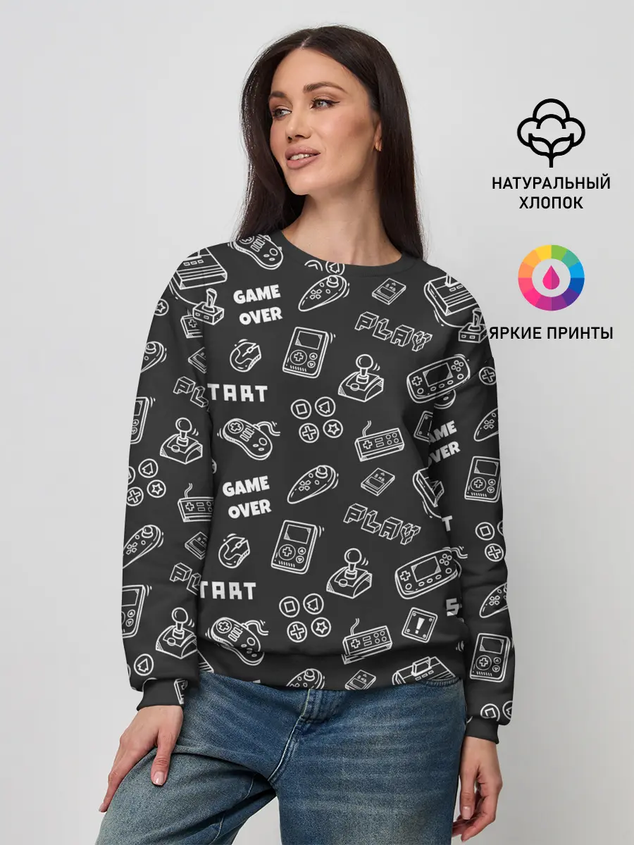 Женский свитшот / video game