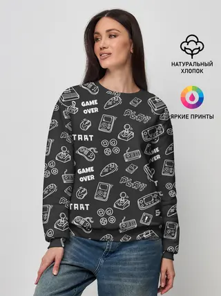 Женский свитшот / video game